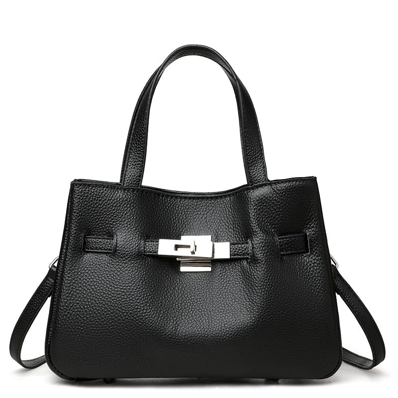 Women's Genuine Leather Minority Fashion First Layer Handbags