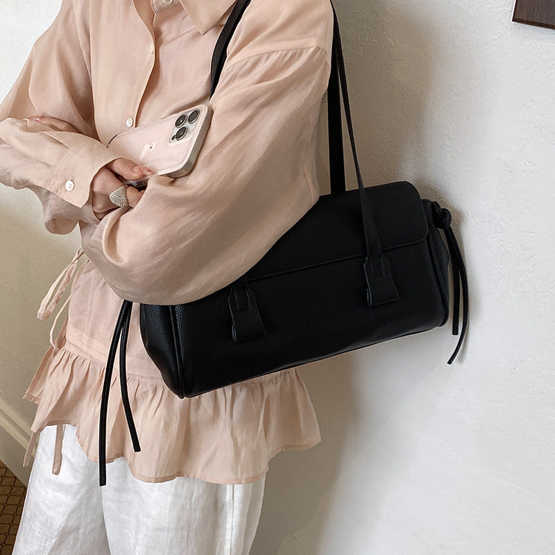 Women's Korean Style Niche Underarm Fashion Summer Lychee Tote Bag