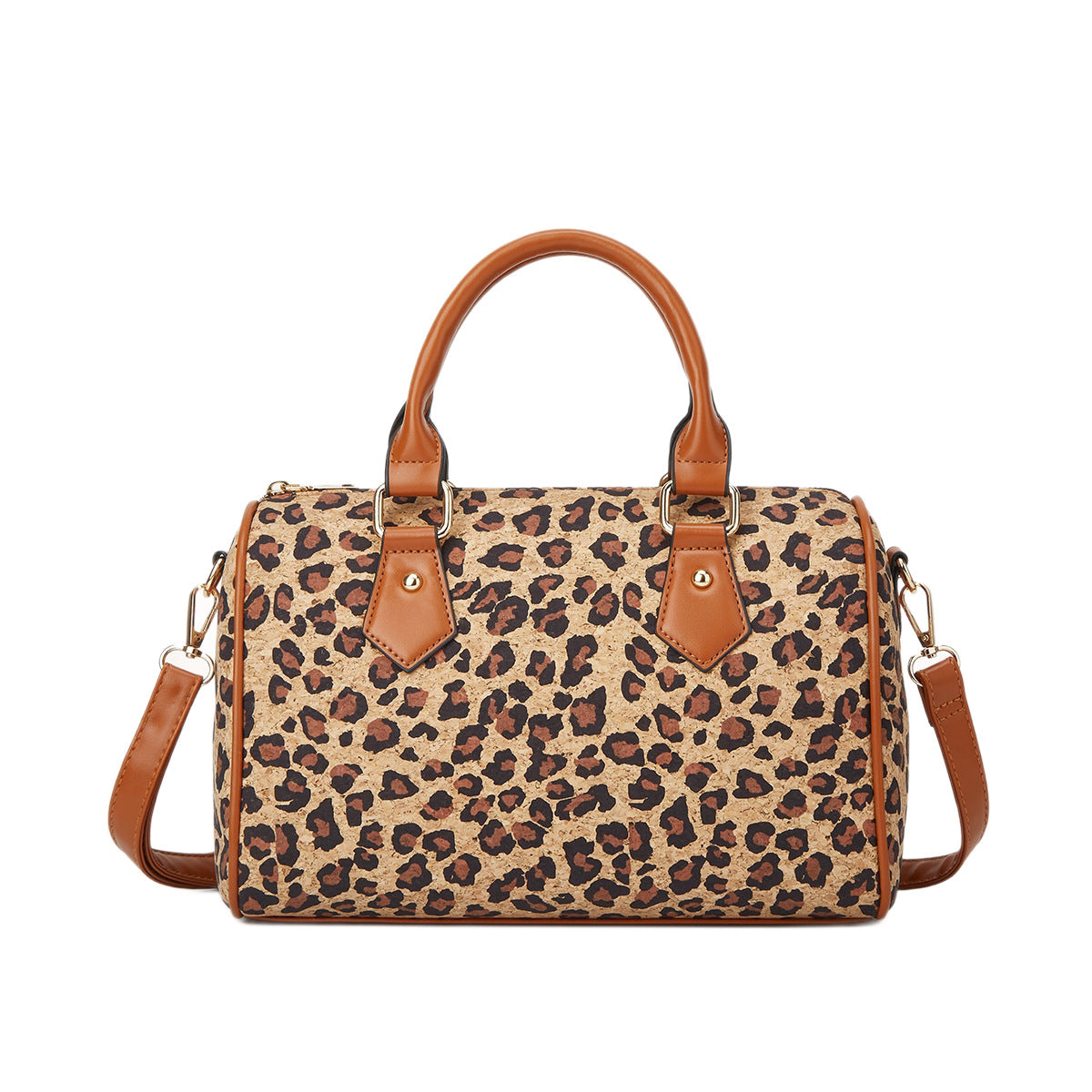 Women's Print Pillow Fashion Portable Large Capacity Cork Tree Women's Handbag
