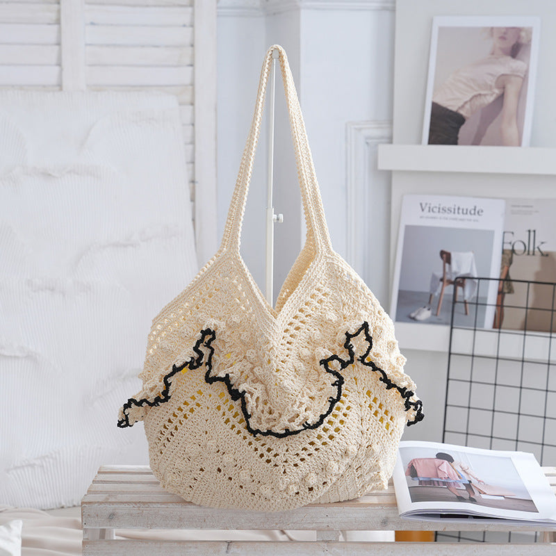 Women's Niche Woven Hand-woven Hollow Seaside Holiday Bags