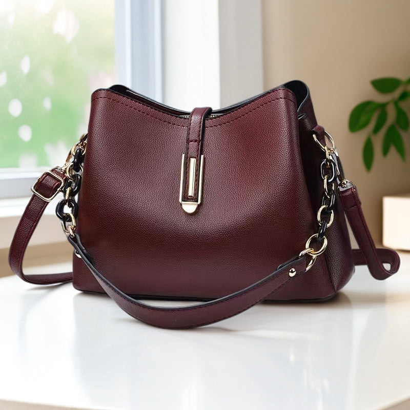 Women's Design Simple Temperament Trendy Fashion Good-looking Women's Messenger Bag
