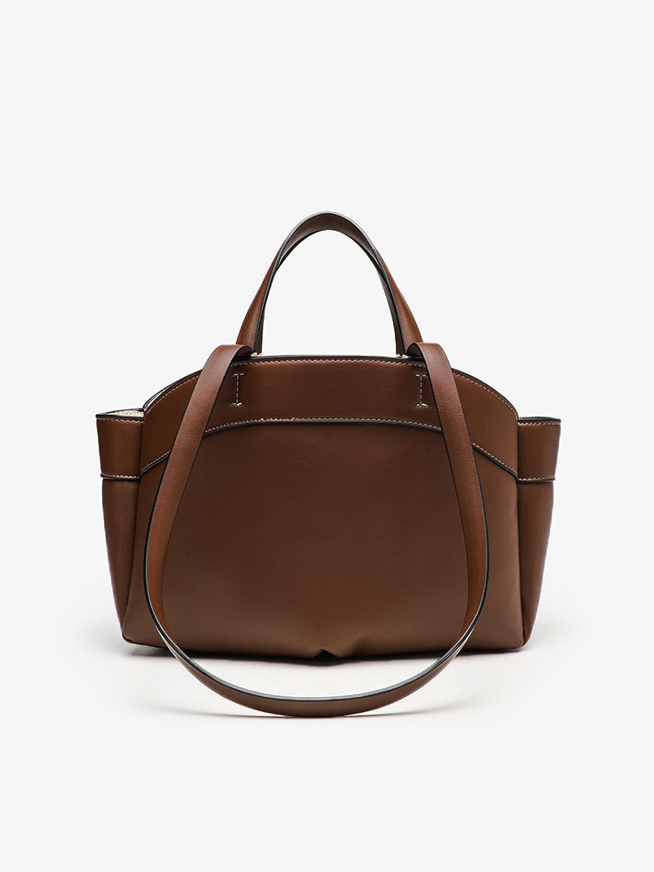 Brown Autumn Fashion Large Capacity Combination Women's Shoulder Bag