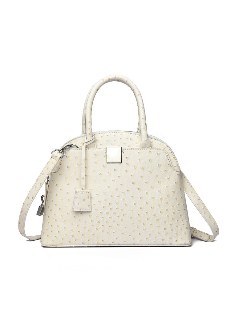 Women's Fashion Snake Pattern Ostrich Grain Women's Messenger Bag