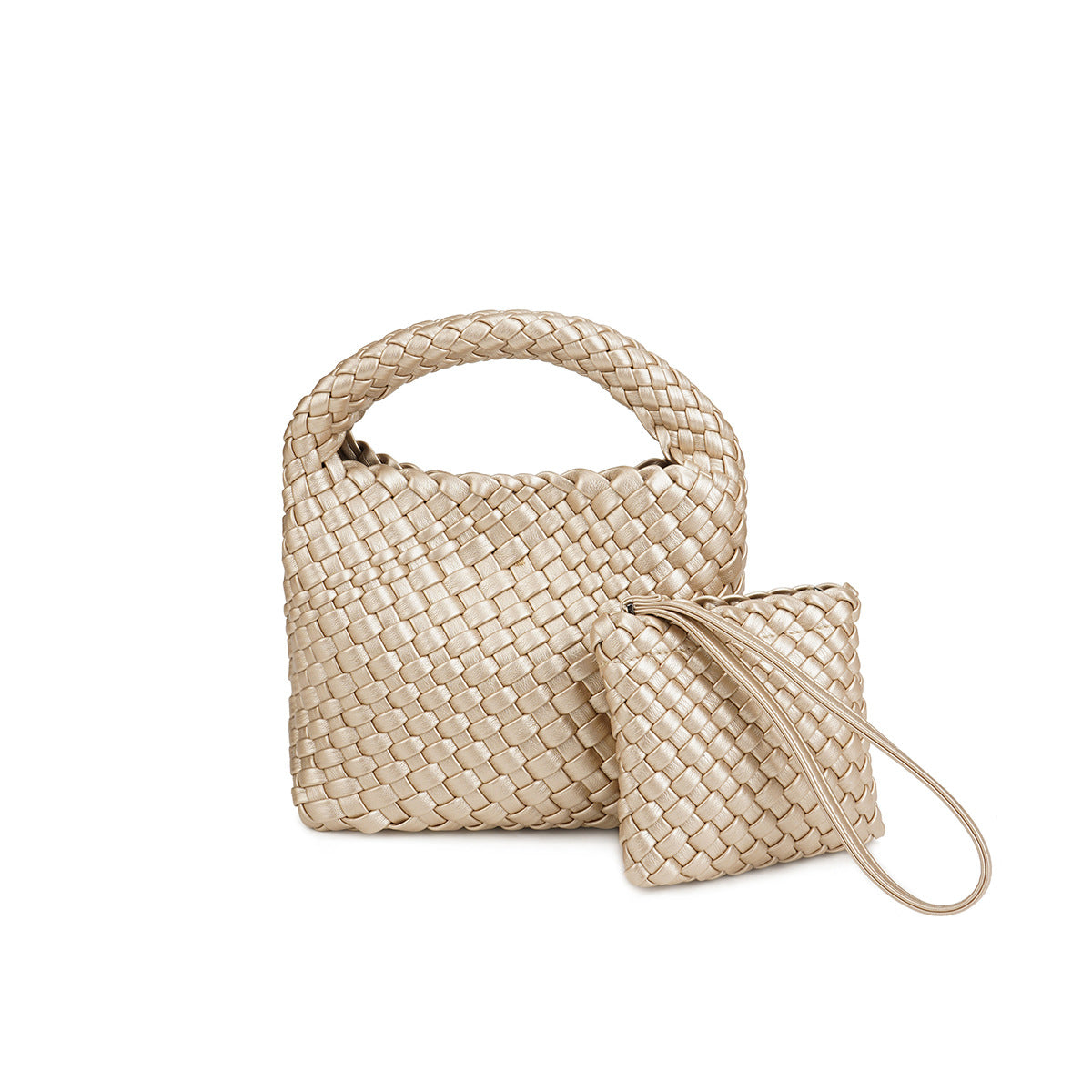 Hand-woven Mini Vegetable Basket Chain Magnetic Phone Bags