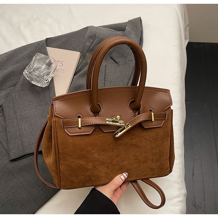Women's Texture Portable Kelly High-grade Large Capacity Bags