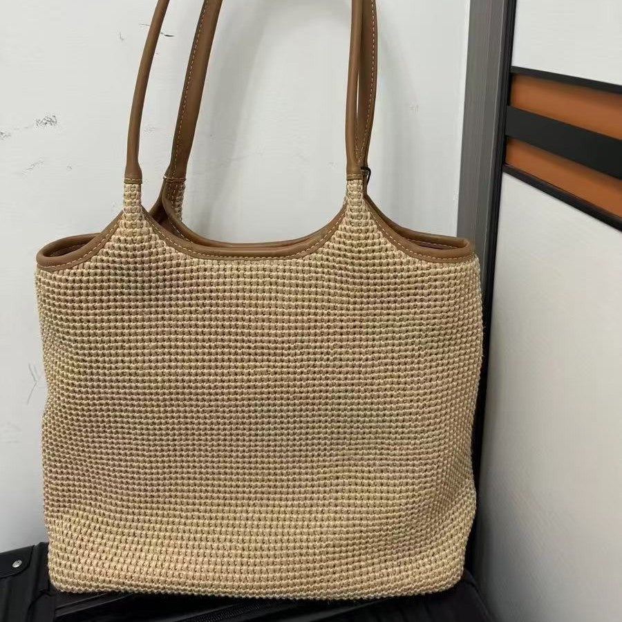 Women's Spring Break Woven Large Capacity Women's Messenger Bag