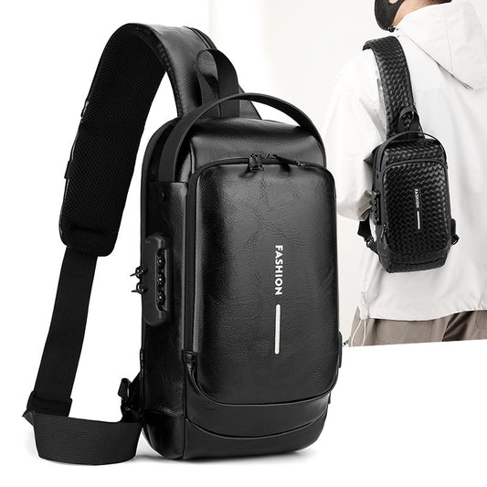Glamorous Classy Men's Simple Trendy Lightweight Men's Chest Bag