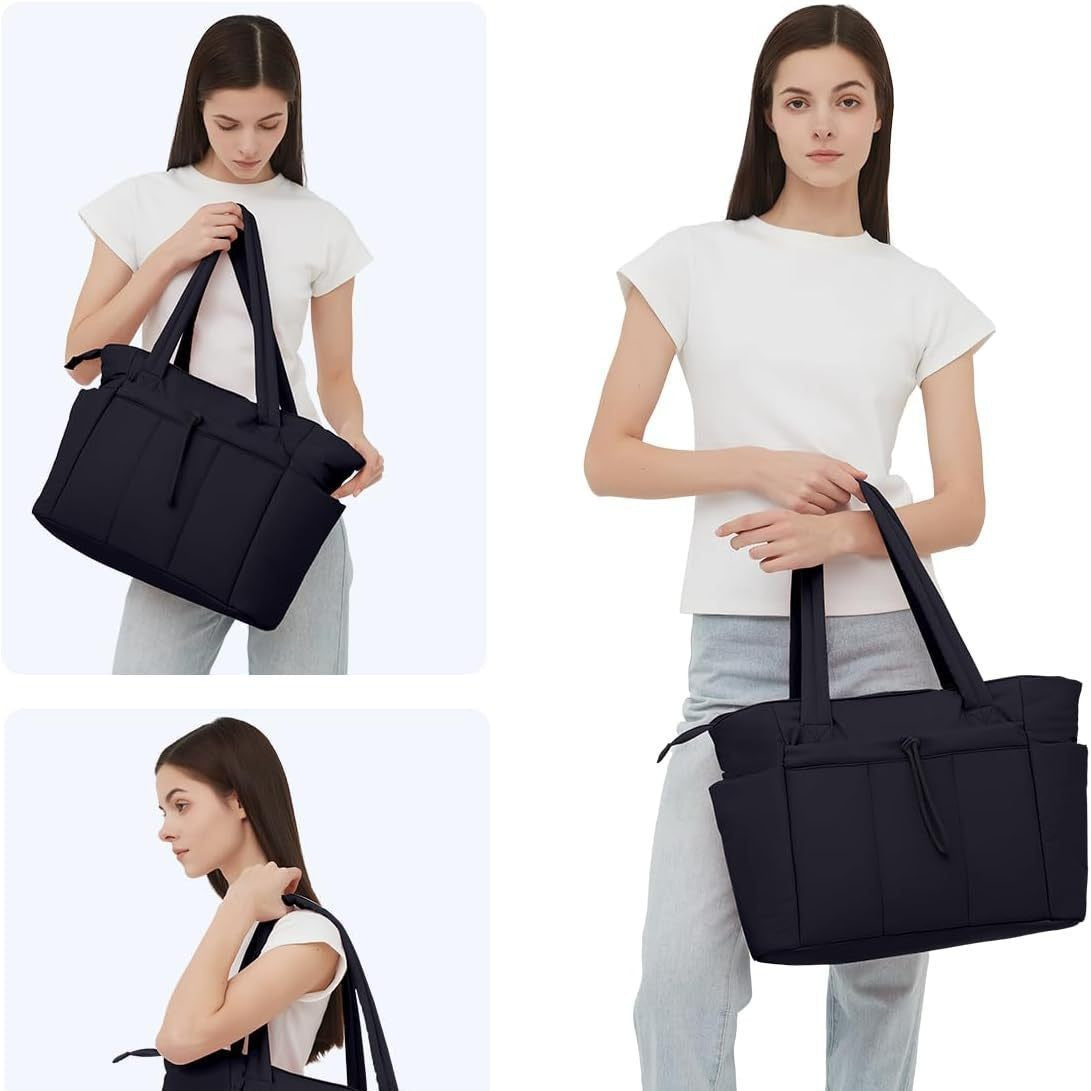 Cotton Fashion Large Capacity Fitness With Wash Tote Bag