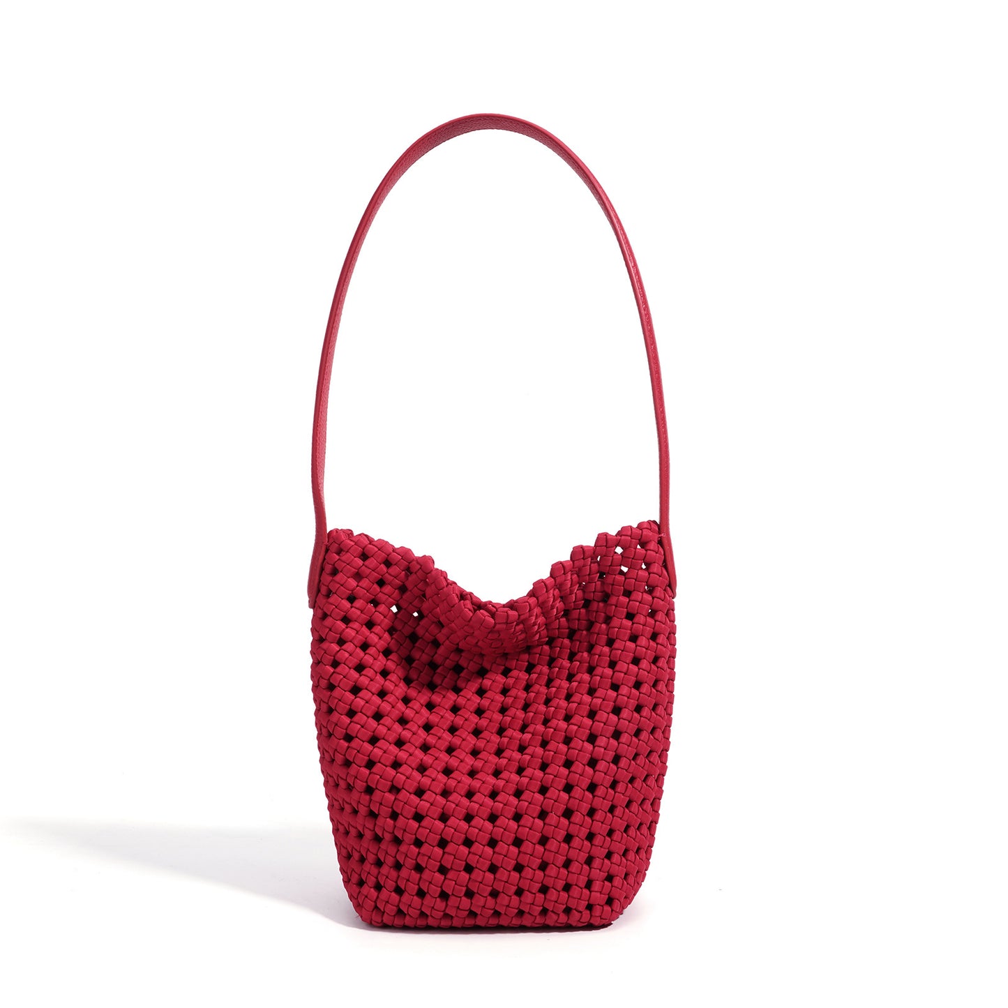 Handmade Woven Large Capacity Hollow Urban Simple Easy Women's Shoulder Bag