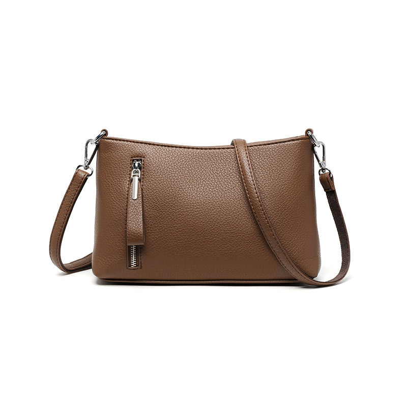 Women's Large Capacity Mom Soft Leather Portable Women's Messenger Bag