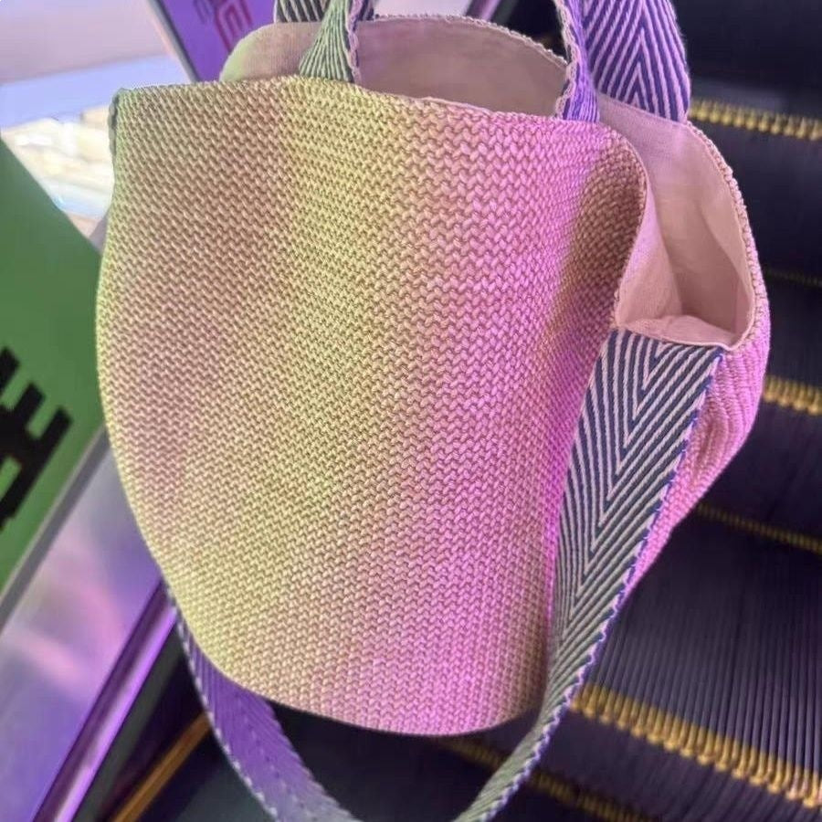 Women's Straw Knitted Vacation Beach Fashion Large Women's Handbag