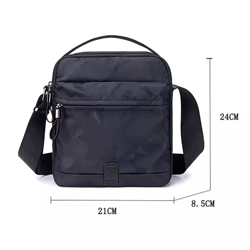 Men's Portable Summer Fashion Nylon Oxford Cloth Men's Shoulder Bag