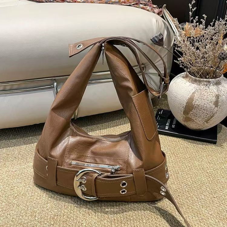 Women's Hot Style Underarm Retro Large Capacity Bags
