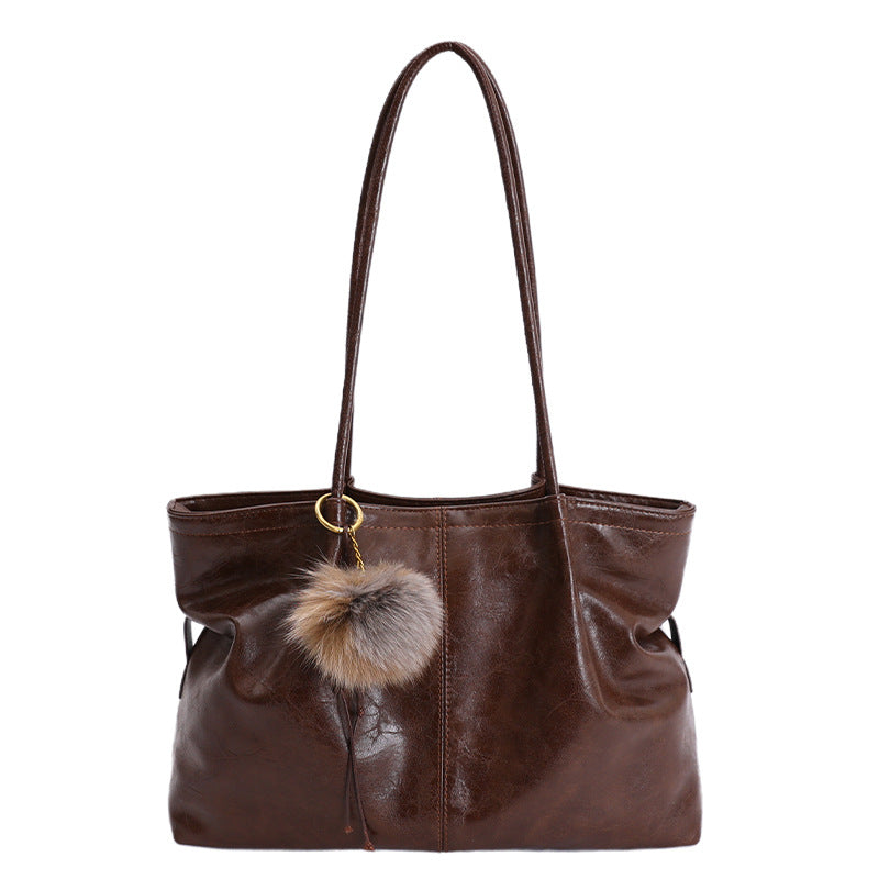 Women's Retro Commuter Light Luxury Minority High-grade Tote Bag