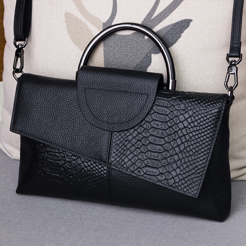 Women's Genuine Leather First Layer Cowhide Fashion Handbags