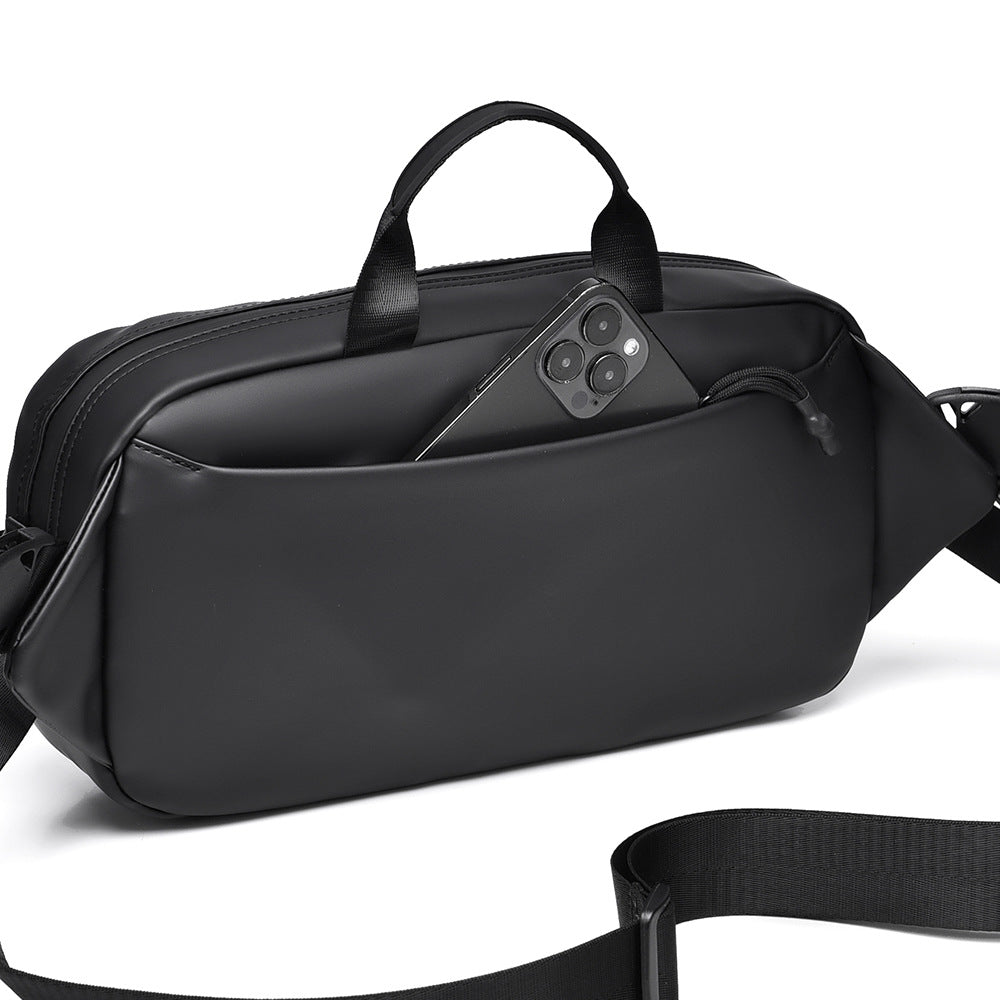 Men's Mechanical Style Portable Daily Commuter Men's Chest Bag