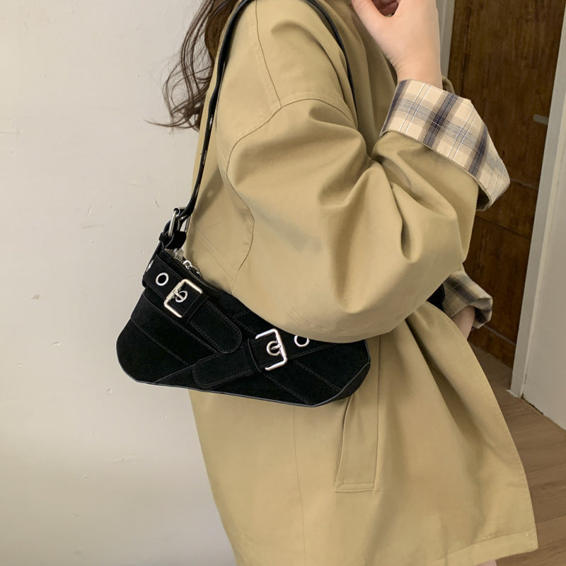 Niche Retro Hot Underarm Trendy Motorcycle Bags