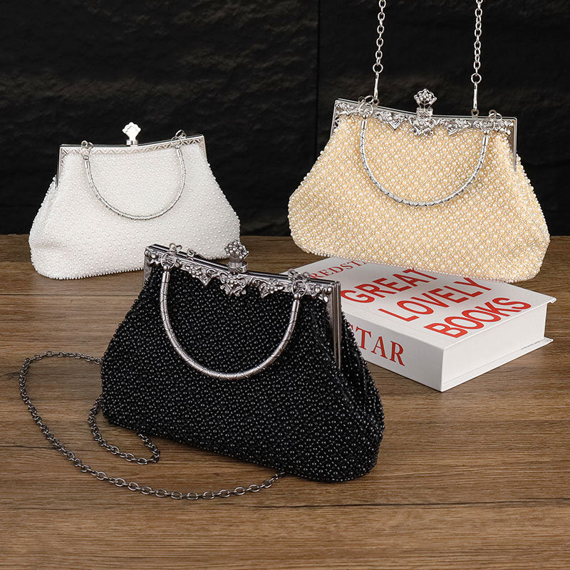 Cheongsam Perfect Vintage Craft Beaded Embroidery Bride Handbags