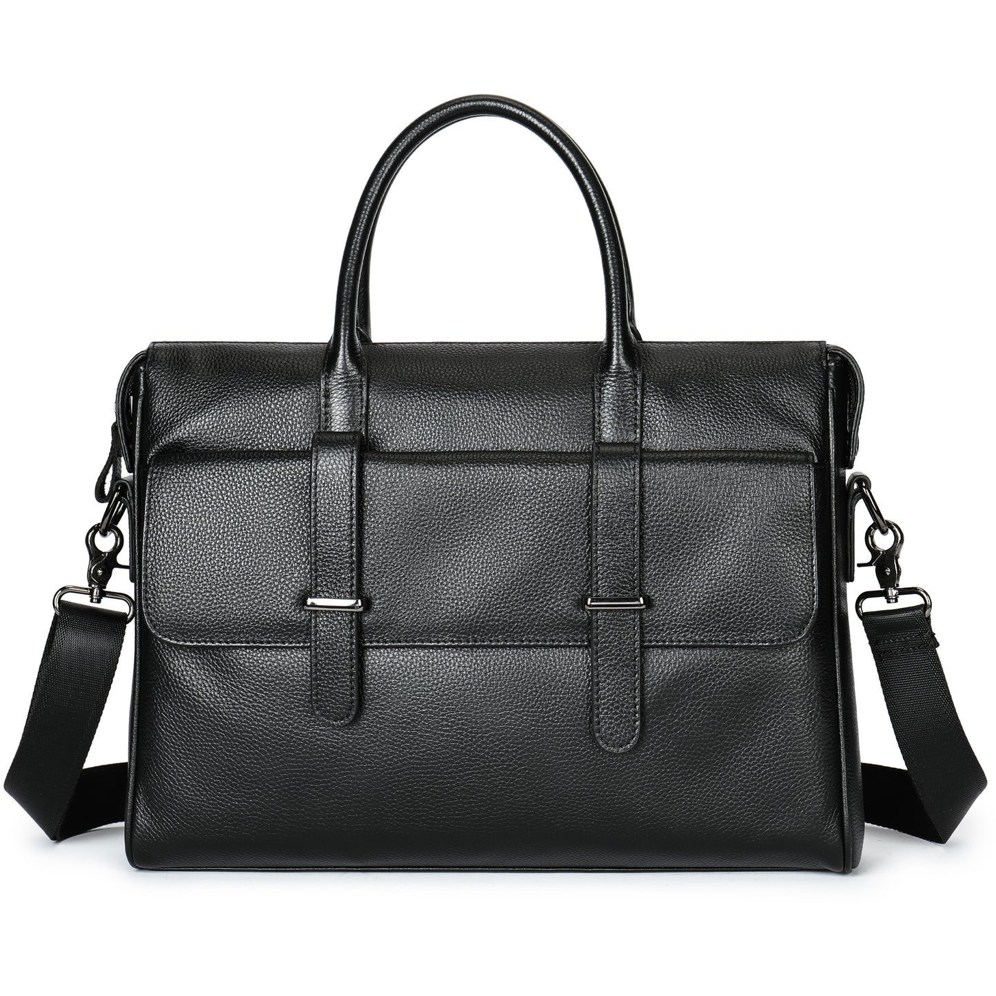Men's Leather For Fashion Business Horizontal Commuter Men's Briefcase