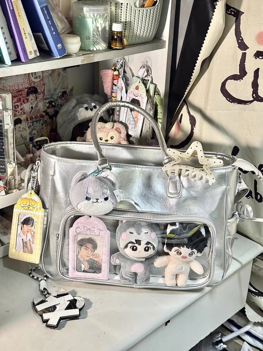 Homemade Concert Collection Light Bracket Aid Artifact Large Capacity Cartoon Women's Shoulder Bag