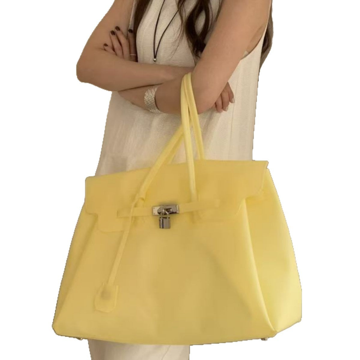 Summer Kelly Commuter Fashion Transparent Color Large Women's Handbag