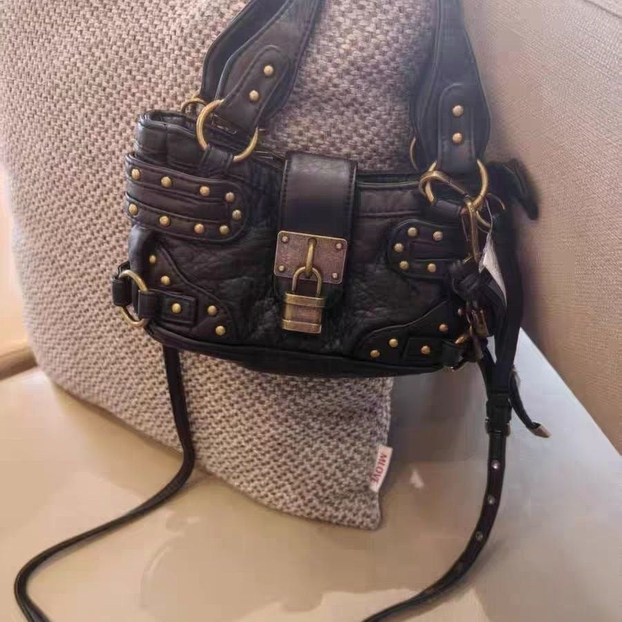 Design Motorcycle Winter Retro Sweet Cool Hot Underarm Bags