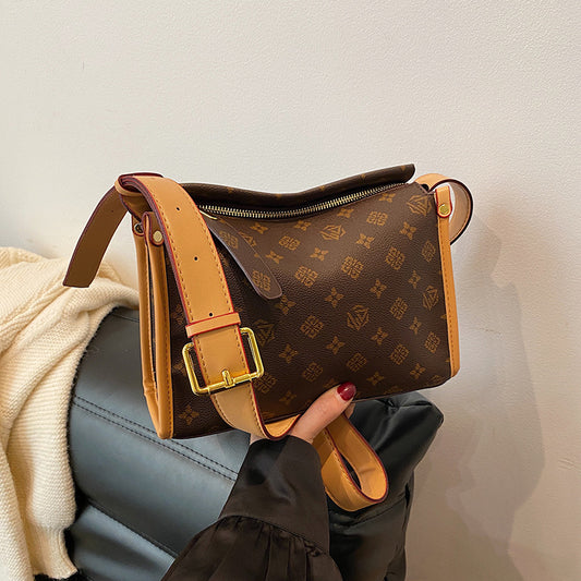 Women's High-grade Light Luxury Commuter Retro Printed Bags