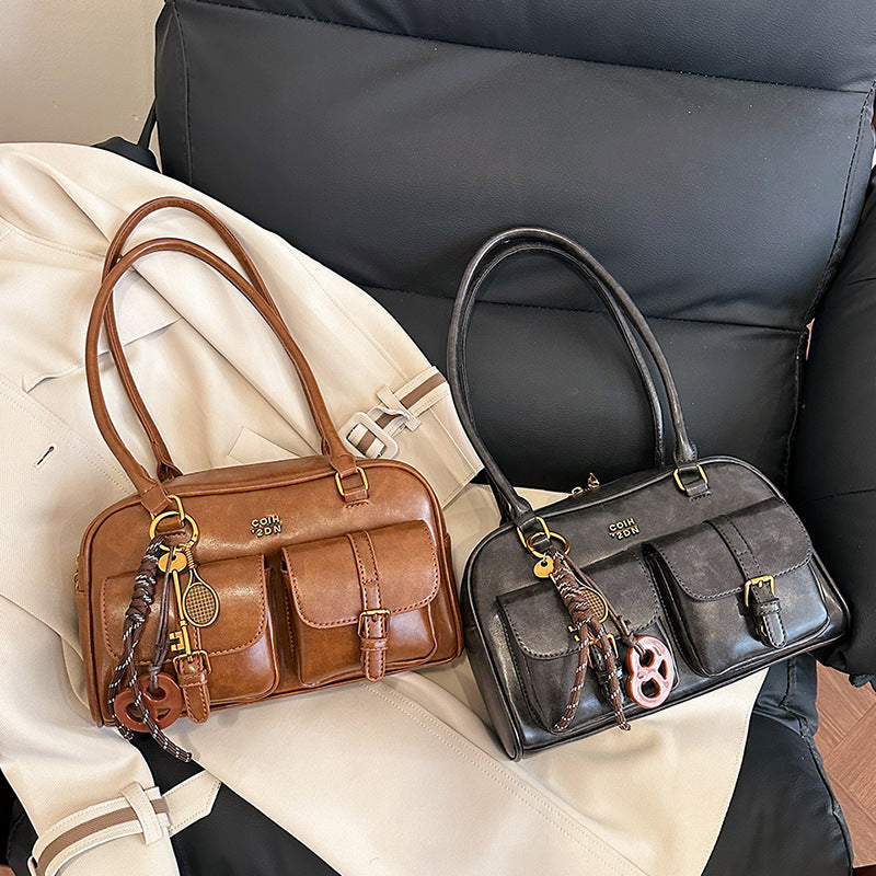 Retro Early Autumn Fashion Trendy Boston Western Style Bags