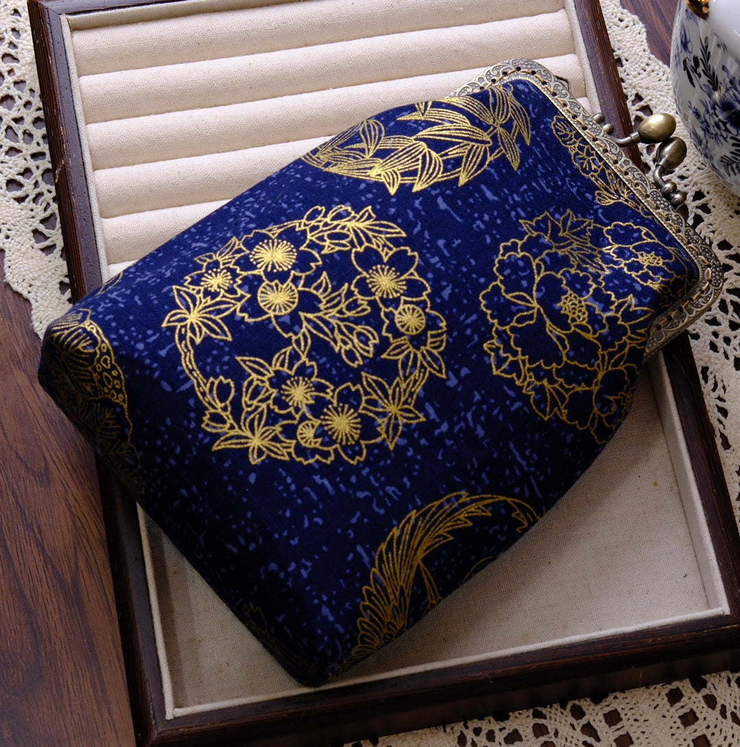 Finished Ancient Style Female Vertical Mobile Retro Tassel Frame Women's Handbag