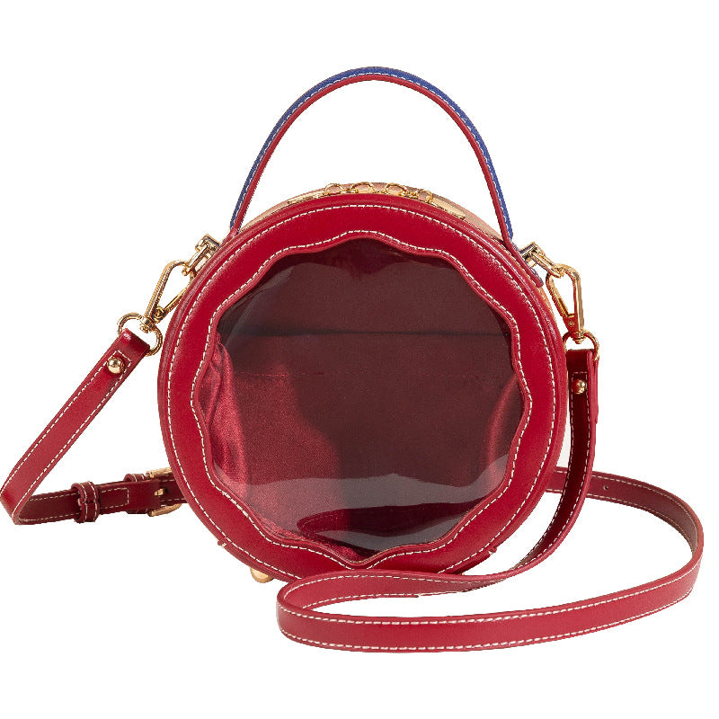 Comfortable Cool Pretty Unique Cartoon Round Women's Messenger Bag