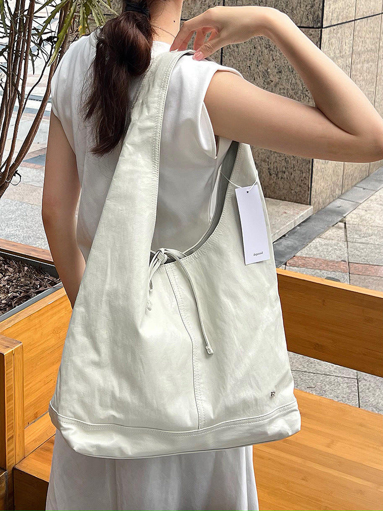 Bow Bandage Design Summer Genuine Leather Fashion Women's Shoulder Bag