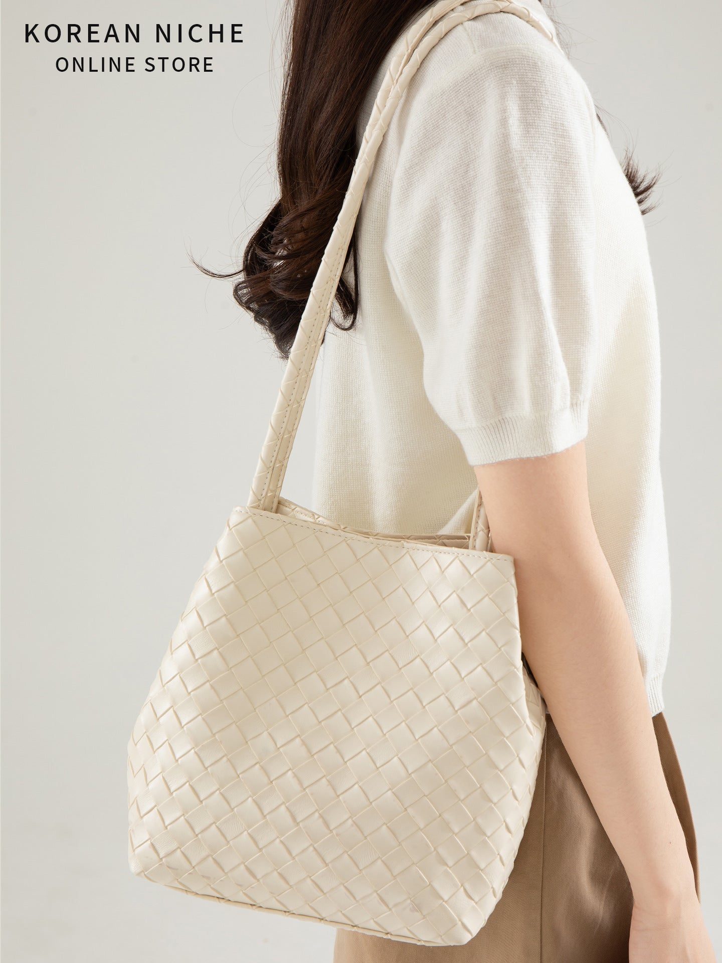 Women's Design Woven Korean High-grade Trendy Retro Handbags