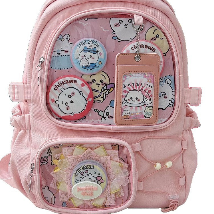 Early High Female Large Capacity Good-looking College Student Schoolbag