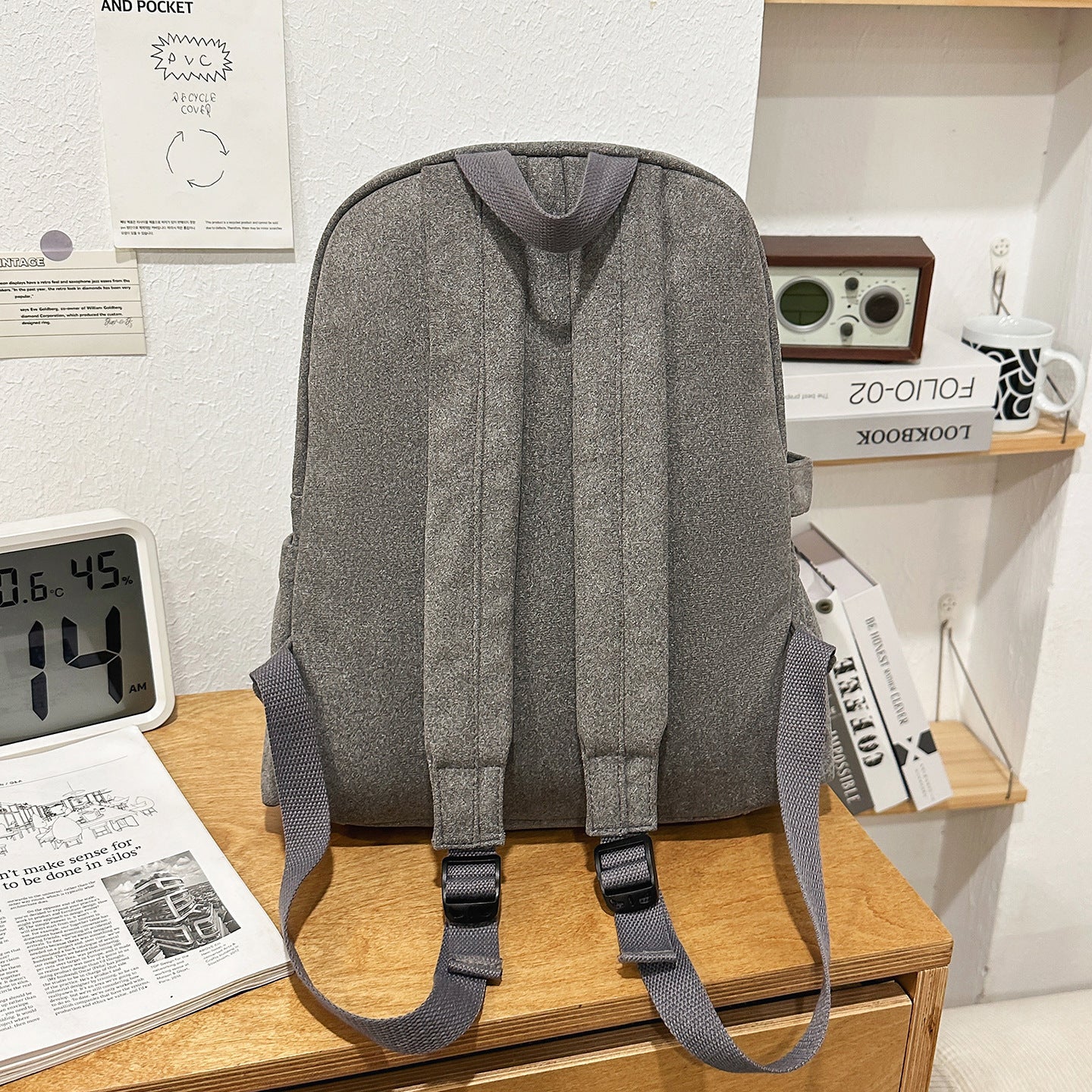 Women's Large Capacity Simple High Korean Fashion Trend Backpacks