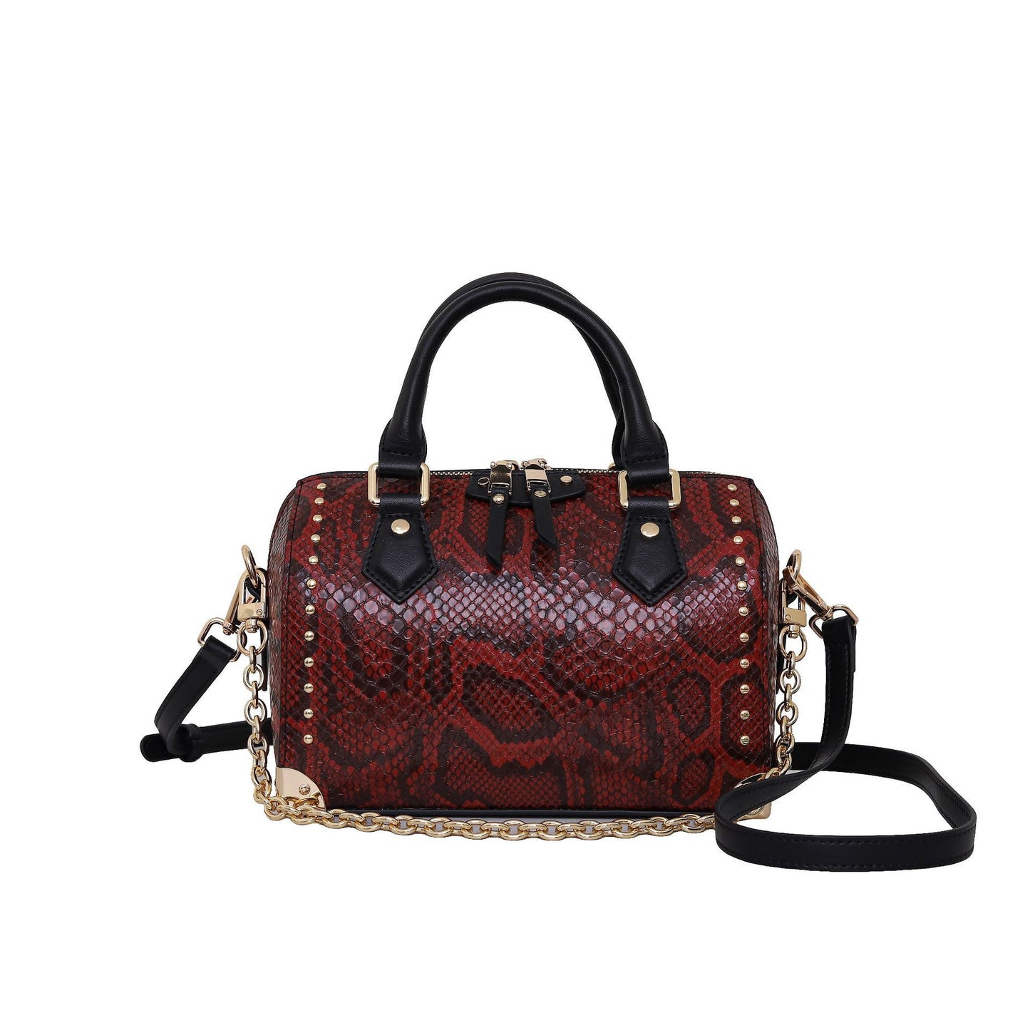 Women's Advanced Texture Snake Pattern Pillow Women's Handbag