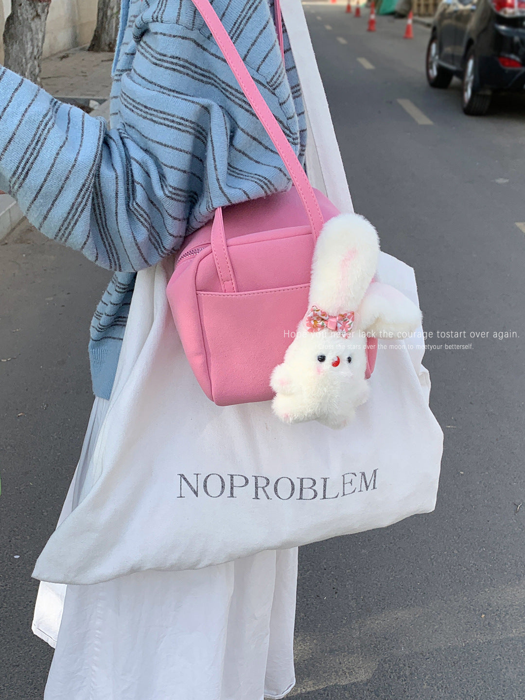 Women's Summer Fashion Macaron Color Carrying Simple Korean Bags