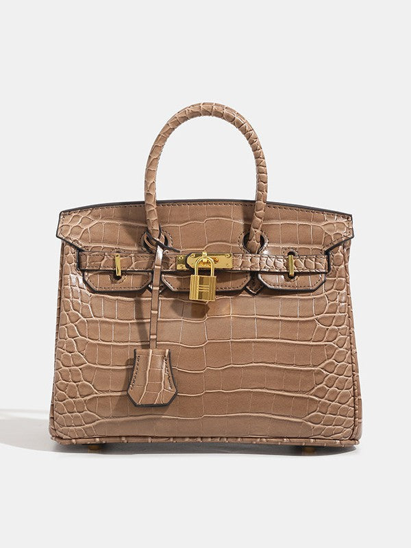 Women's Crocodile Pattern Light Luxury Large Capacity Women's Messenger Bag