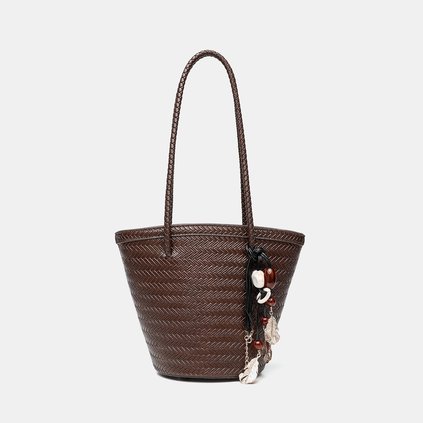 Autumn Niche High-grade Woven Vegetable Basket Simple Commute Portable Women's Shoulder Bag