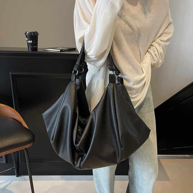 Women's High Sense Idle Style Wandering Dumpling Large Capacity Women's Shoulder Bag