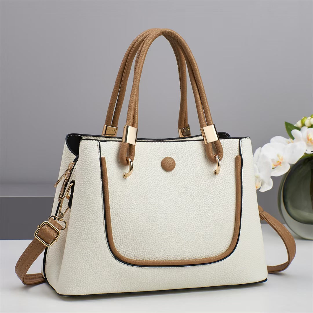 Women's Style Stylish Good Texture Contrast Color Women's Handbag