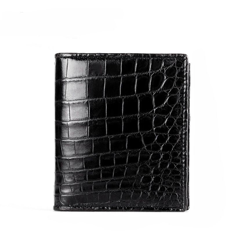 Men's Crocodile Leather Genuine Horizontal Business Fashion Men's Wallet