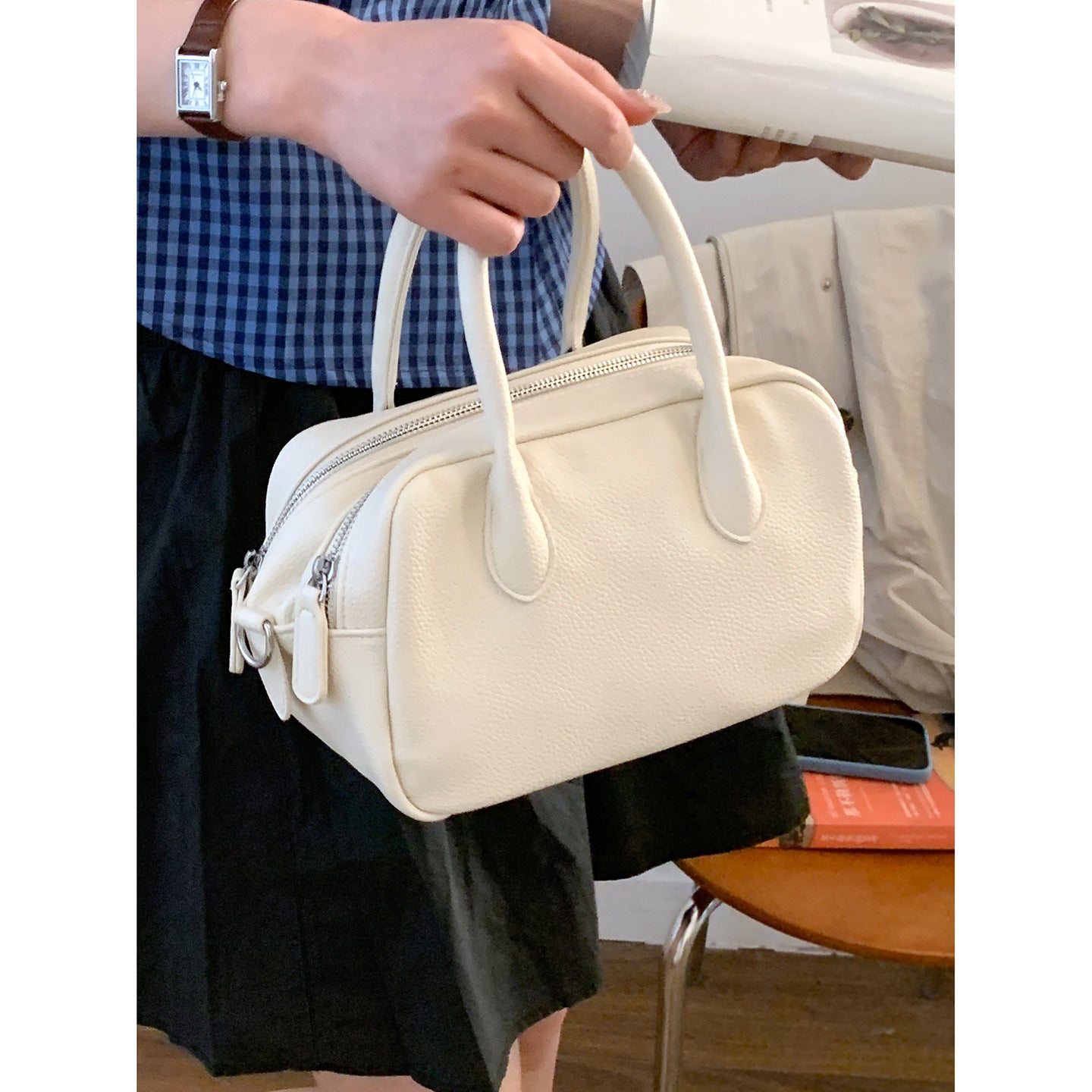 Graceful Women's Niche High-grade Carrying Simple Handbags