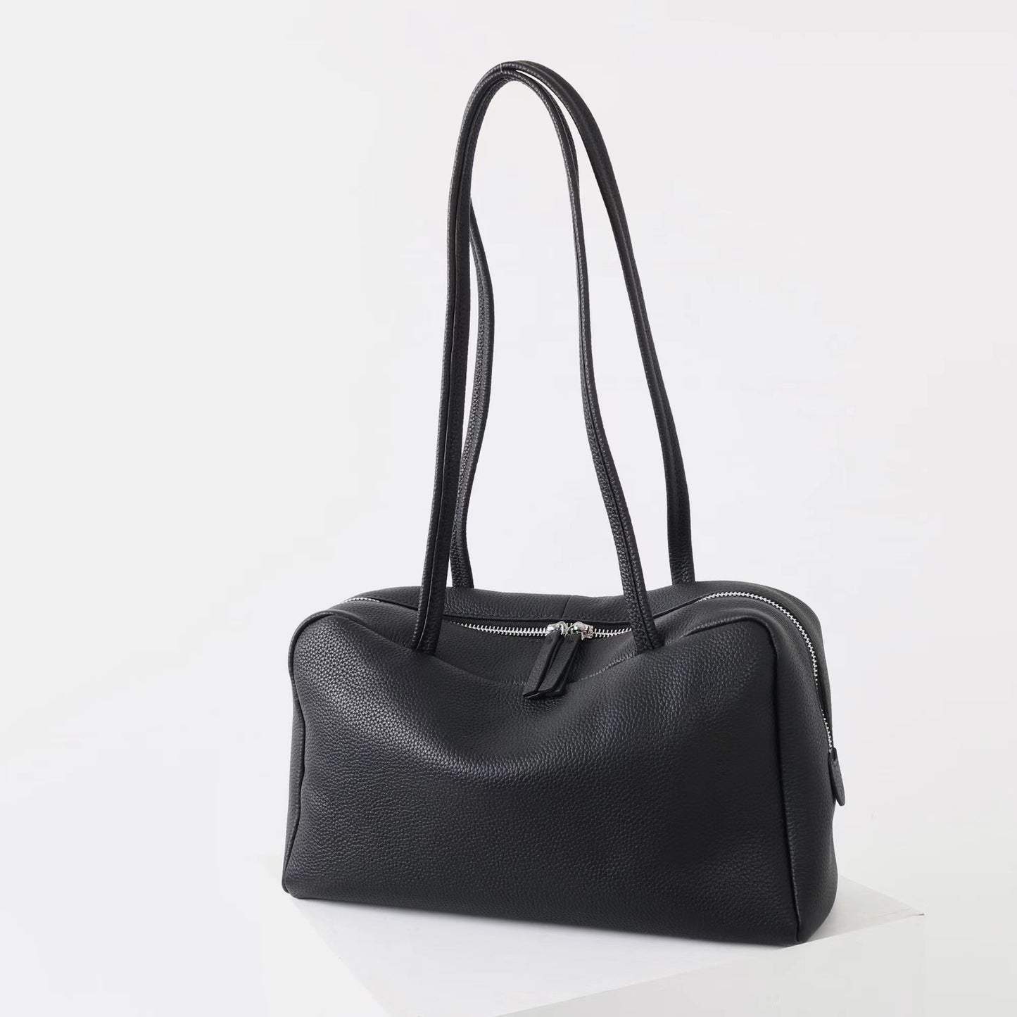 First Layer Cowhide Commuter Large Capacity One Niche Women's Handbag