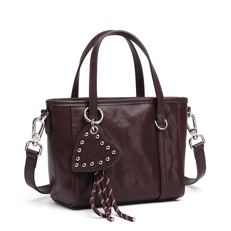 Women's Real Crystal Niche Design High-grade Commute Women's Messenger Bag