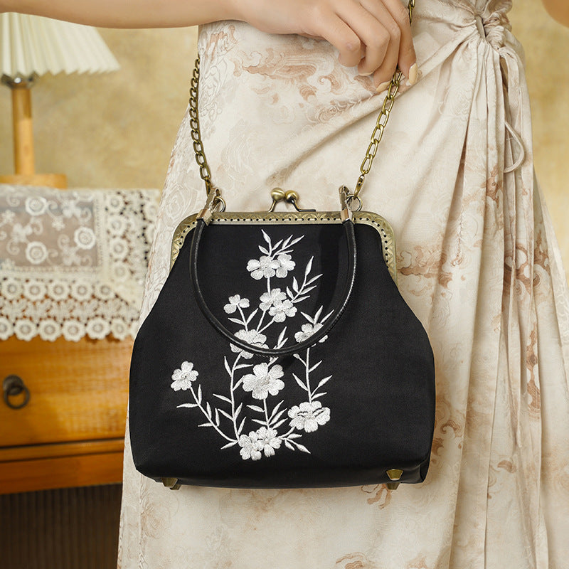 Embroidered National Style Cheongsam Han Chinese Clothing Hand Small Square Bags