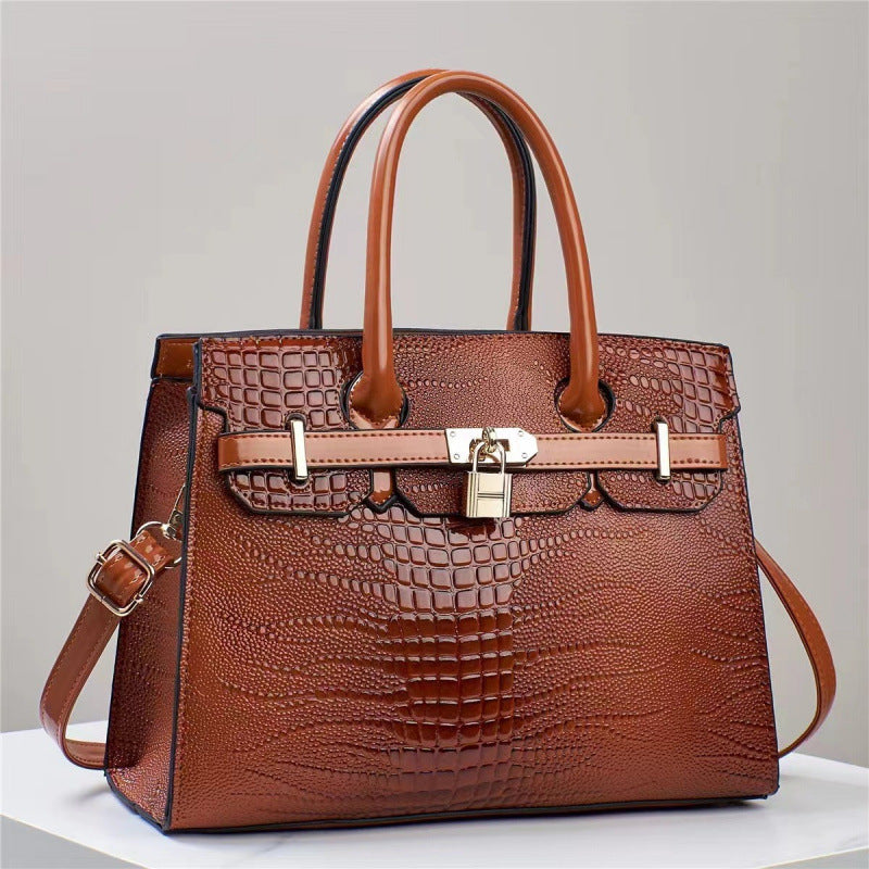 Women's Fashionable Trendy Temperamental Mother Texture Women's Handbag