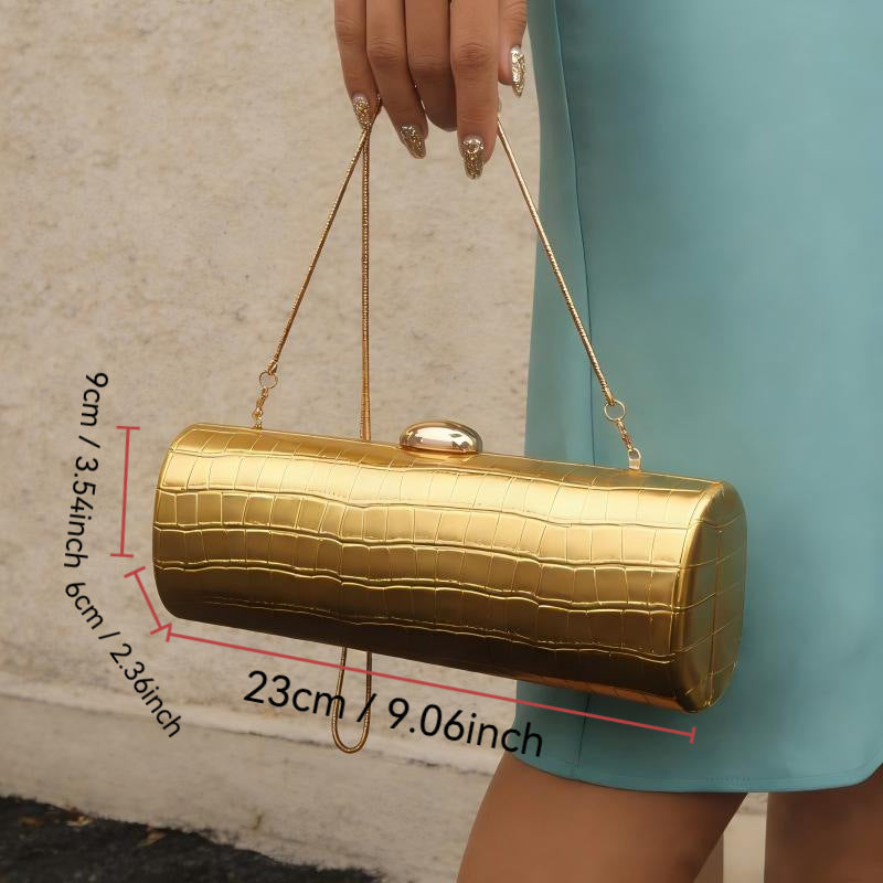 Popular Women's Double-sided Crocodile Pattern Clutch Men's Shoulder Bags
