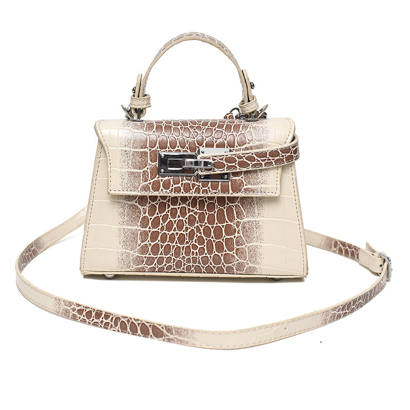 Women's Crocodile Pattern Fashion Advanced Texture Handbags