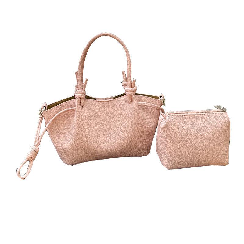 Simple Western Style Sense Portable Vegetable Basket Large Capacity Daily Women's Handbag