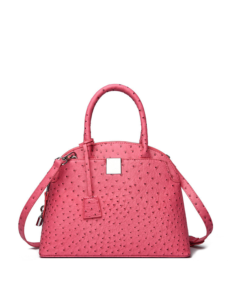 Women's Fashion Snake Pattern Ostrich Grain Women's Messenger Bag